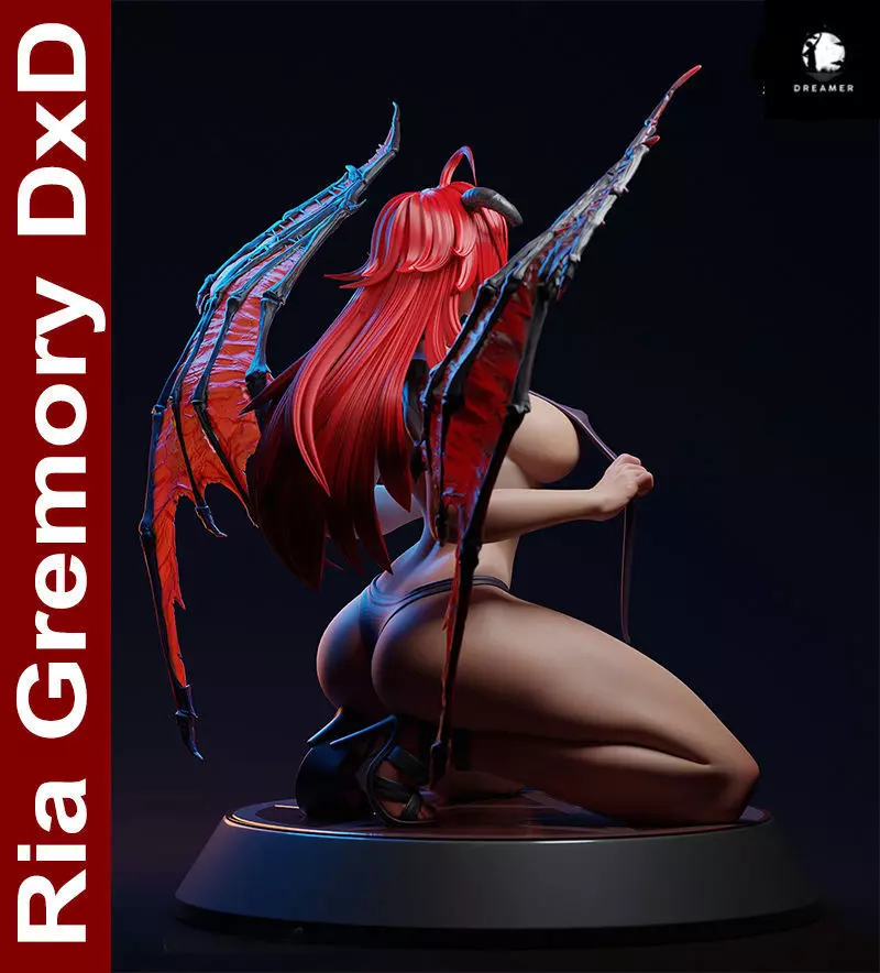 Rias Gremory  3D print model_2