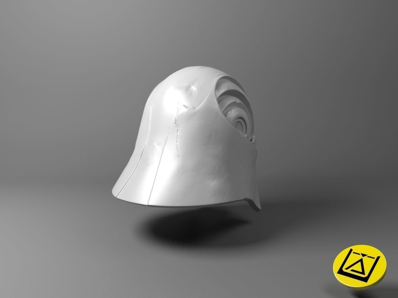 Star Wars Starkiller helmet 3D print model_1