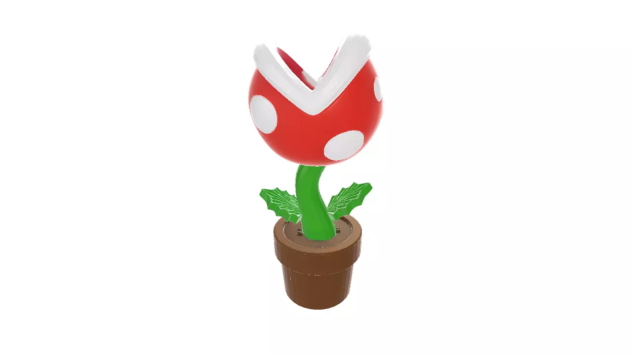Piranha Plant from Mario 3D print model_0