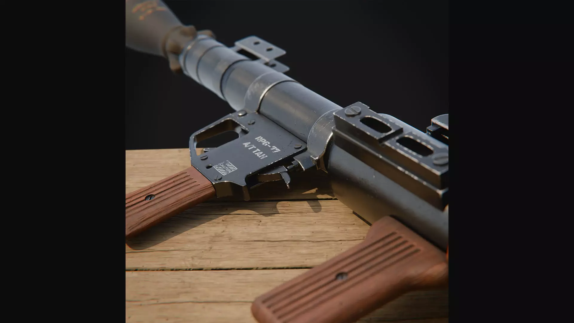 RPG rocket launcher KIT 3D model_2