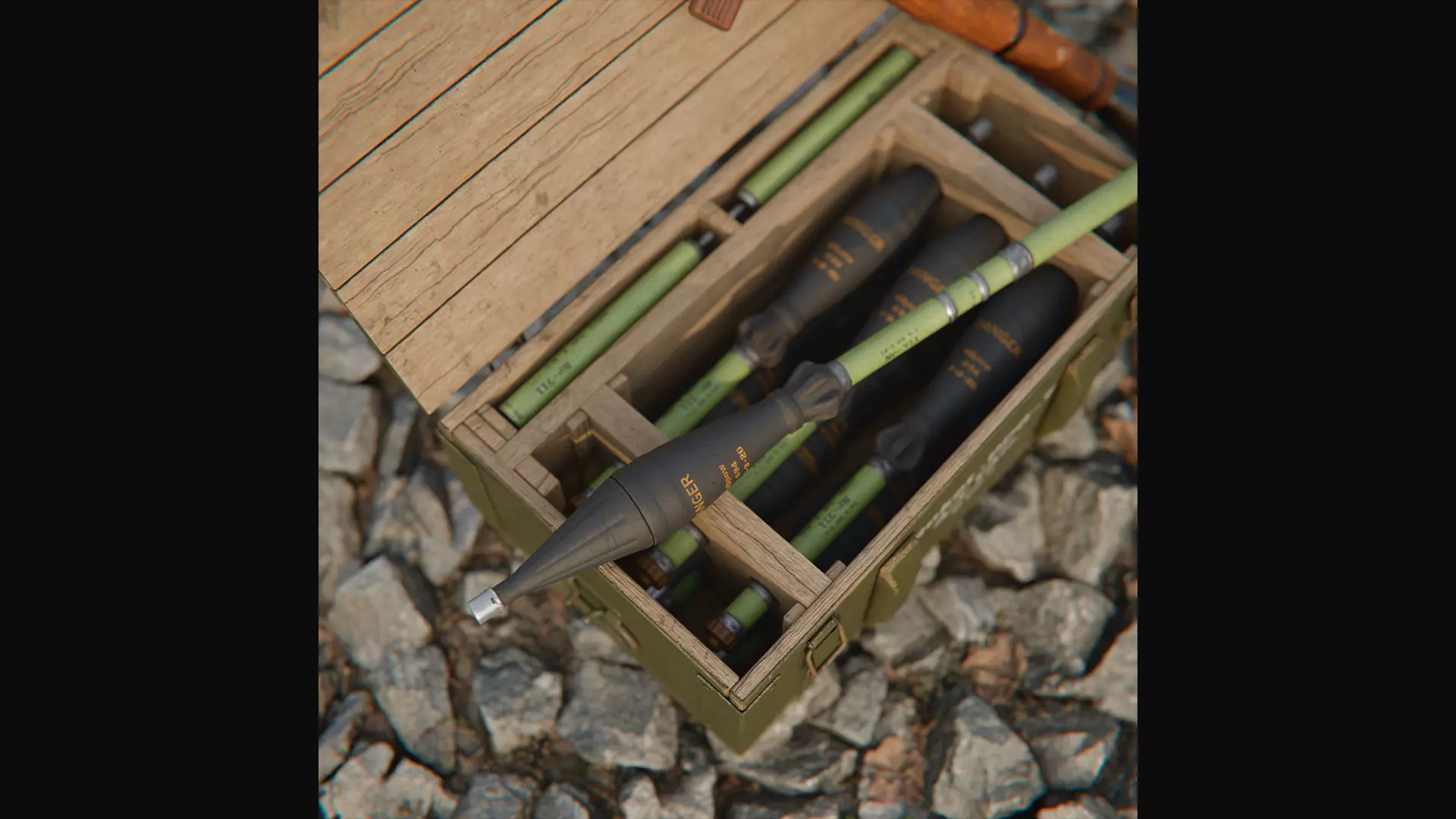 RPG rocket launcher KIT 3D model_1