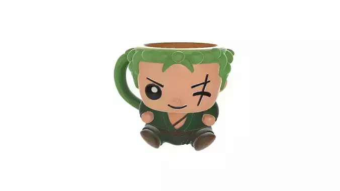  Chibi Zoro Mug  One Piece Inspired Cup