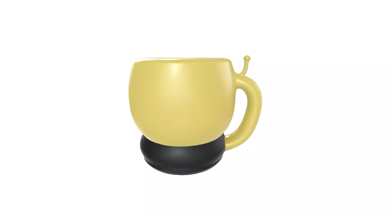 Koro sensei Mug Assassination Classroom Inspired Smiling Cup 3D print model_2