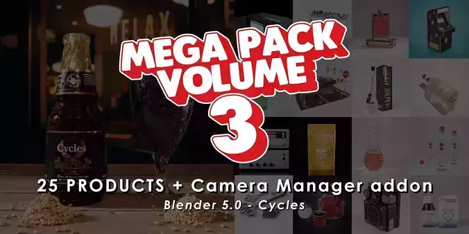 Mega Pack Vol 3 25 models