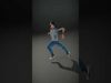 Casual Male Character Model Pack with Jeans and Polo Shirt Low-poly 3D model_2