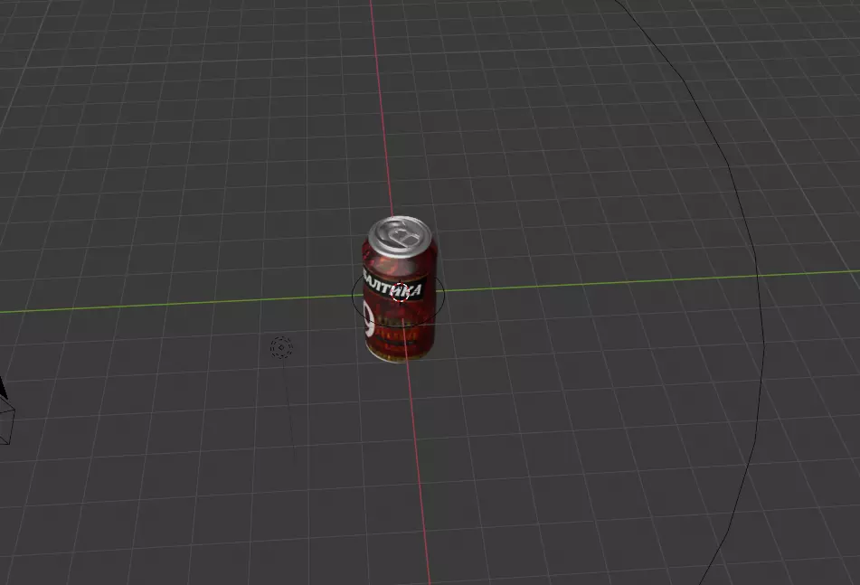 Baltika 9 Can Beer Low-poly 3D model_2