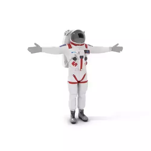 Astronaut Suit Model Pack with Detailed Textures Low-poly 3D model