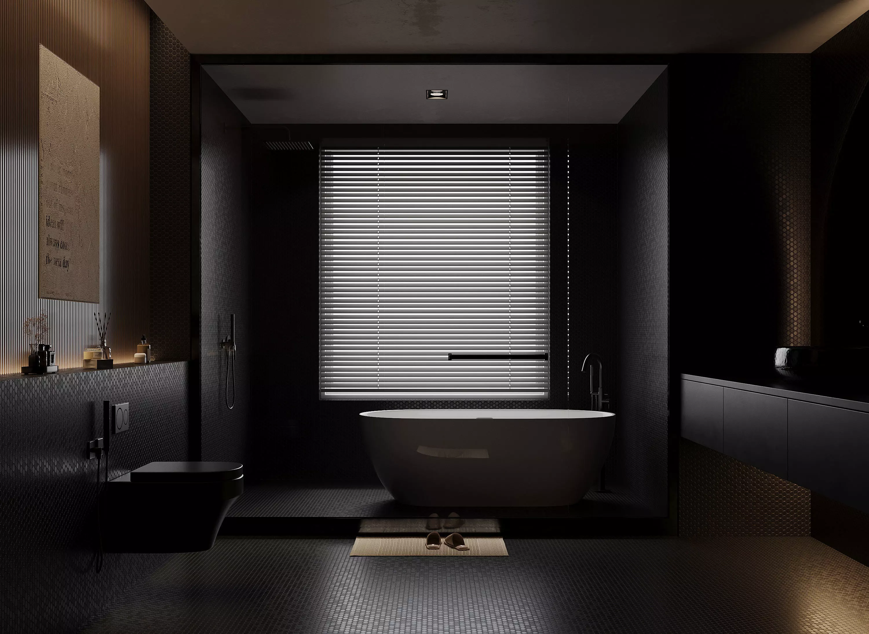 modern bathroom interior scenes 08 3D model