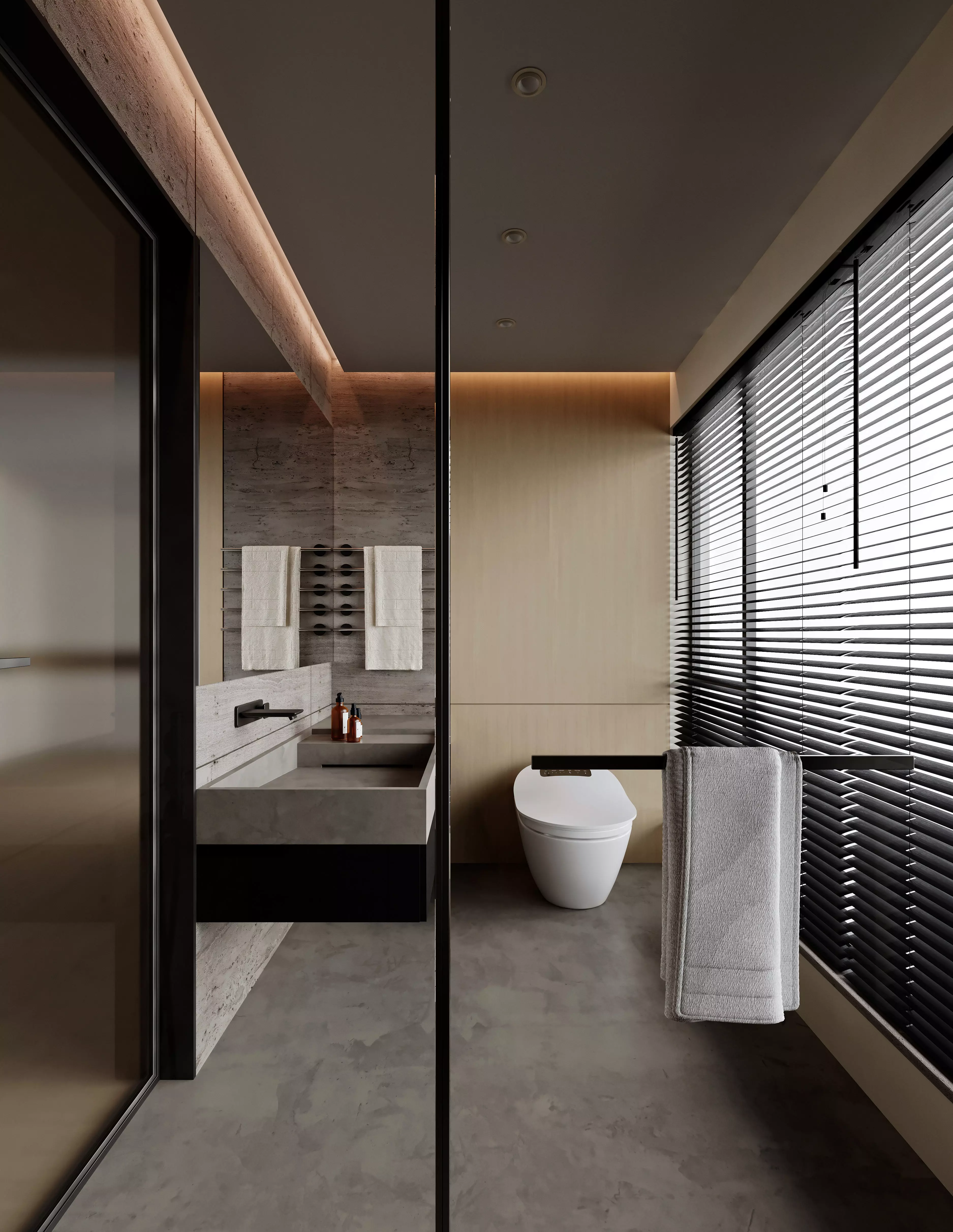 modern bathroom interior scenes 13 3D model