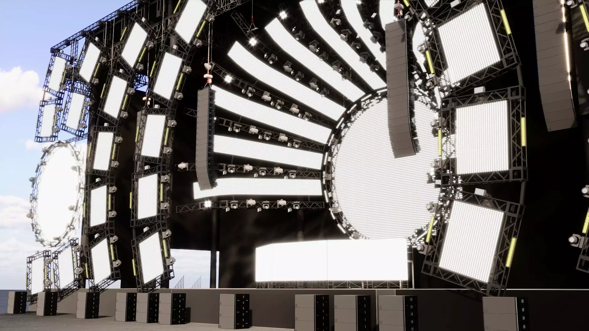 Ultra Music Festival 2014 Stage 3D model_3