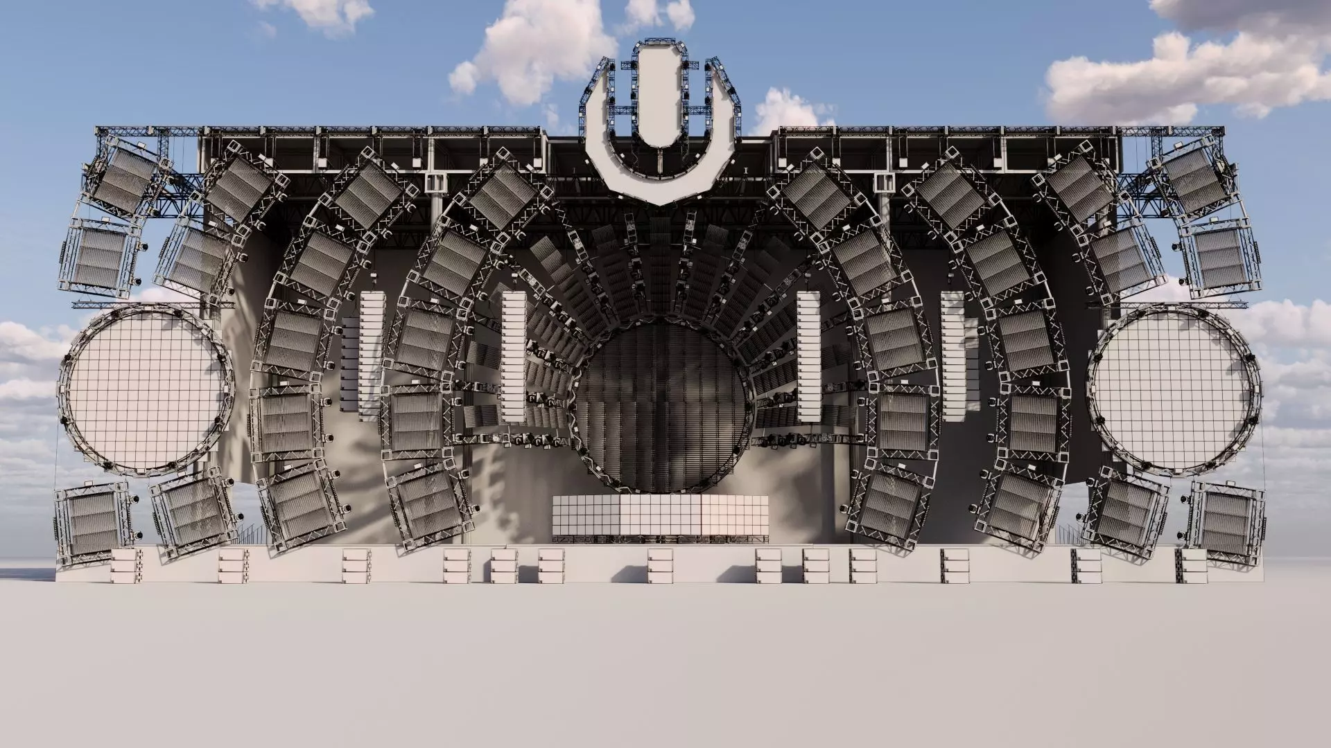 Ultra Music Festival 2014 Stage 3D model_8