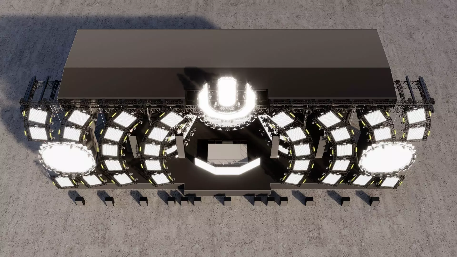 Ultra Music Festival 2014 Stage 3D model_4
