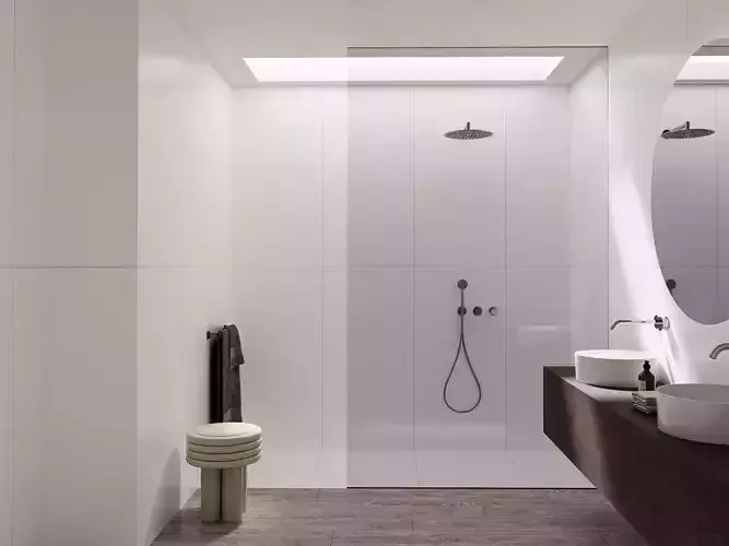 modern bathroom interior scenes 17 3D model