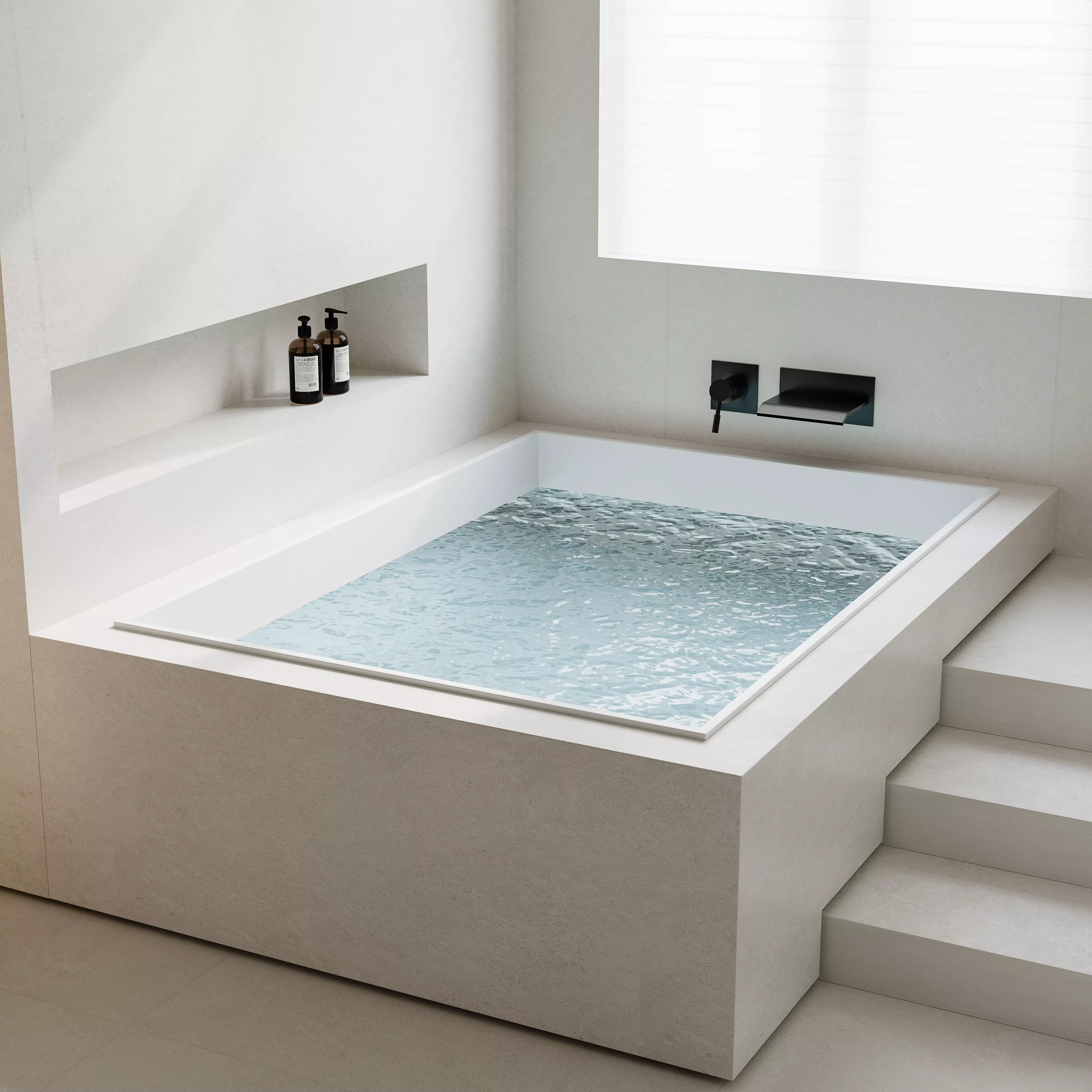 modern bathroom interior scenes 20 3D model_4