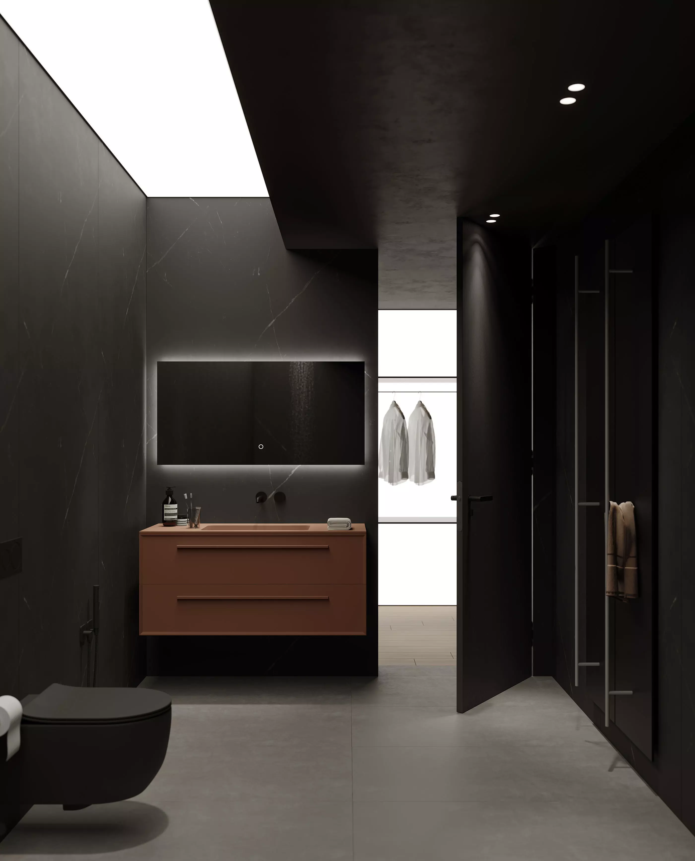 modern bathroom interior scenes 25 3D model