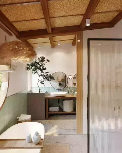 modern bathroom interior scenes 27