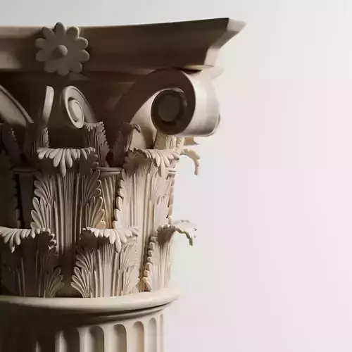 Corinthian Column 3D model