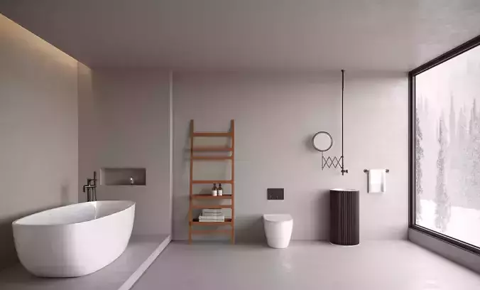modern bathroom interior scenes 28