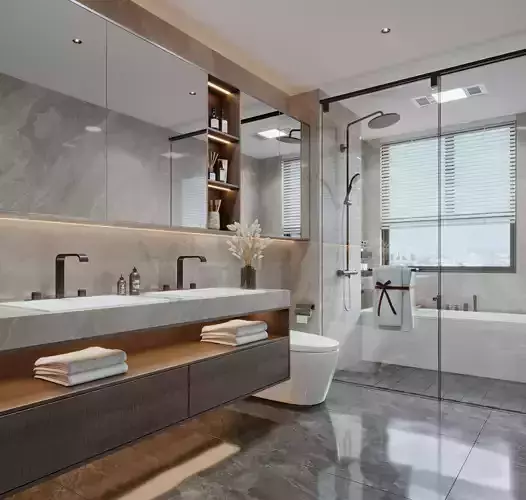 modern bathroom interior scenes 30