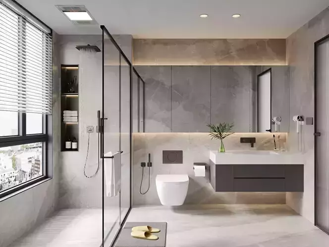 modern bathroom interior scenes 32