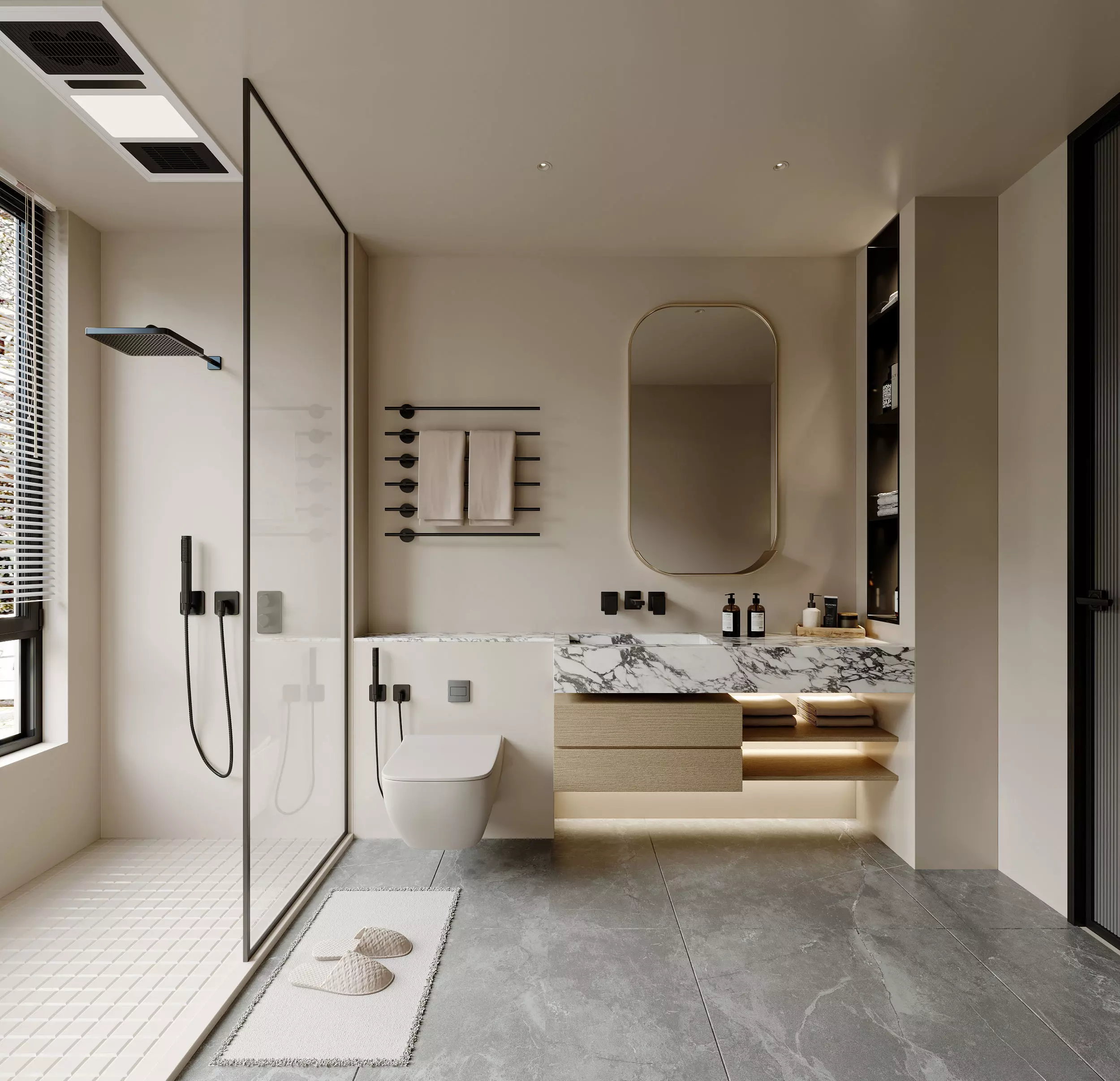 modern bathroom interior scenes 33 3D model