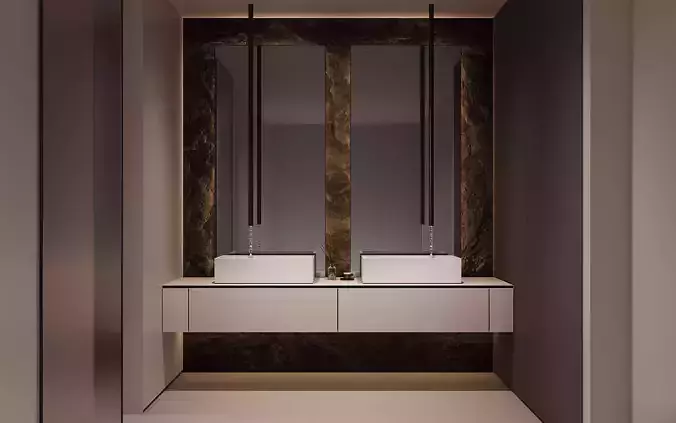 modern bathroom interior scenes 35