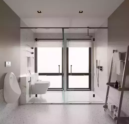 modern bathroom interior scenes 46