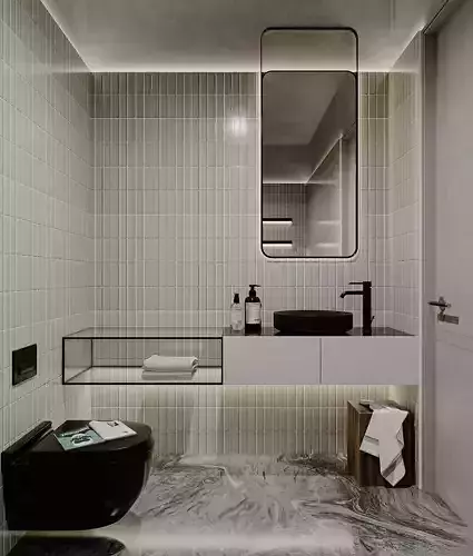modern bathroom interior scenes 49
