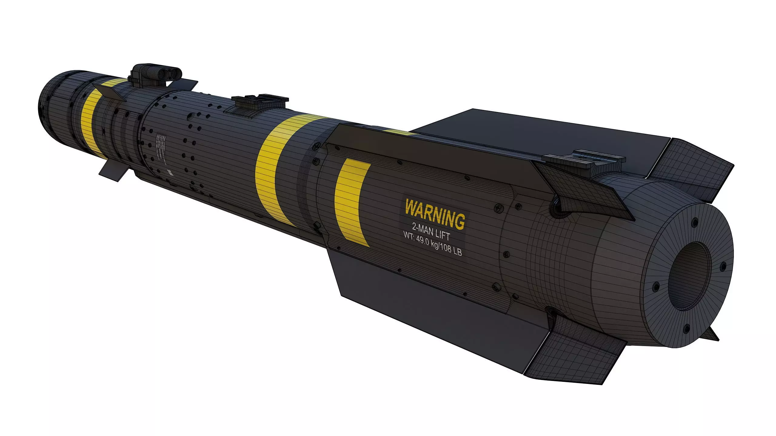 JAGM The Joint Air-to-Ground Missile 3D model_15