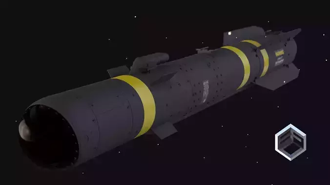 JAGM The Joint Air-to-Ground Missile 3D model