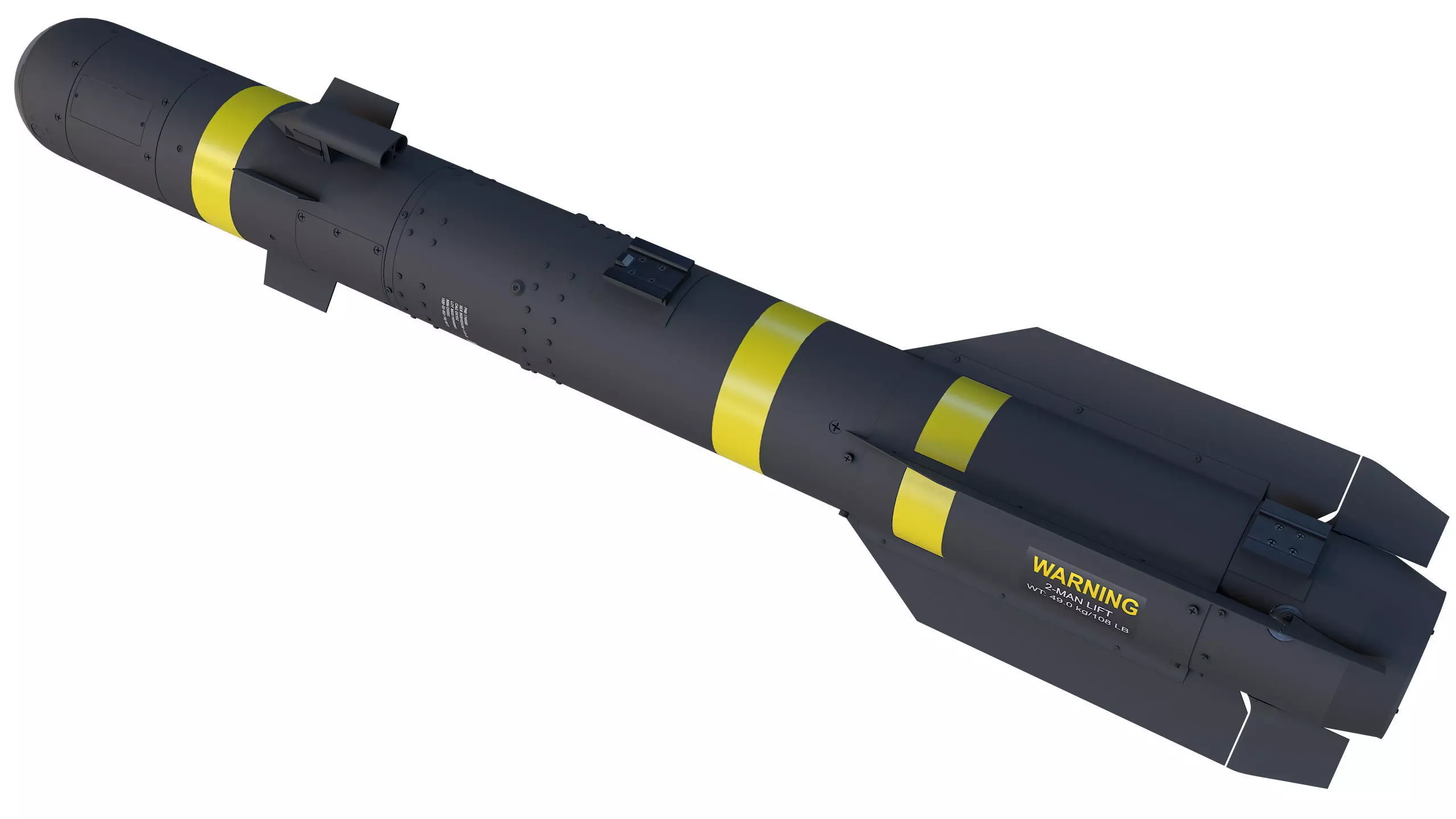 JAGM The Joint Air-to-Ground Missile 3D model_10