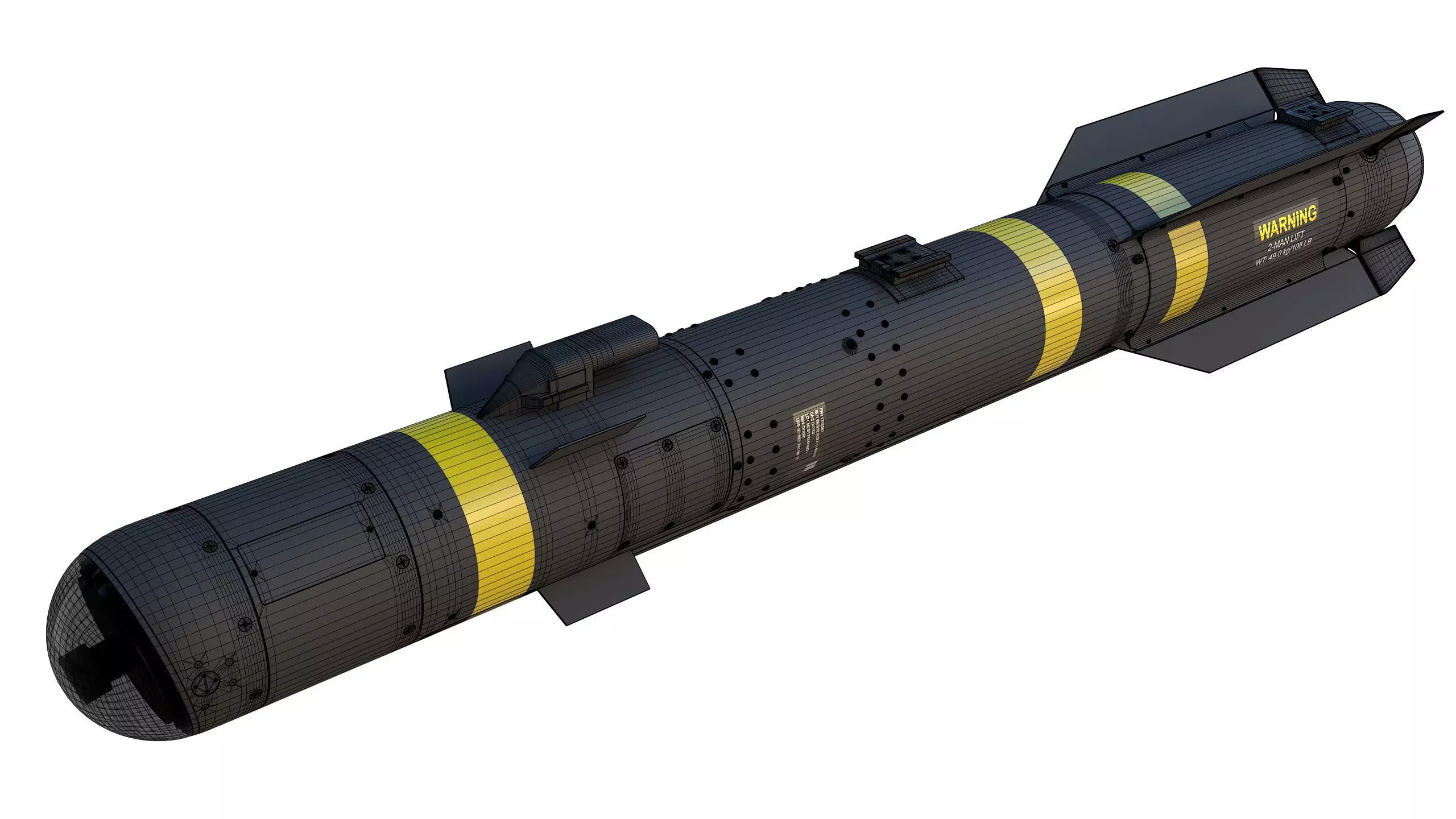 JAGM The Joint Air-to-Ground Missile 3D model_16