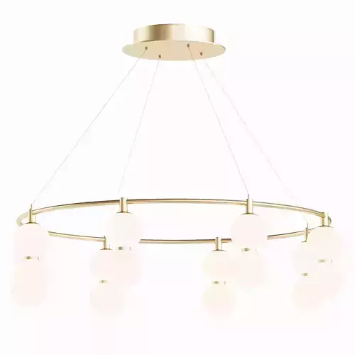 ECHO CHANDELIER CIRCULAR MEDIUM 3D model
