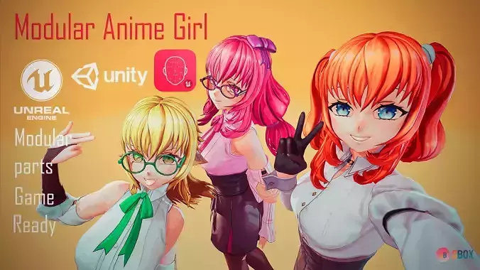 Anime Girl Modular