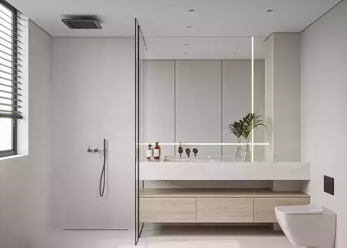 modern bathroom interior scenes 57