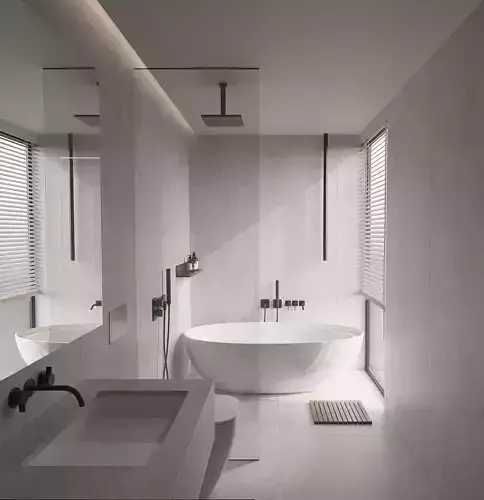 modern bathroom interior scenes 62