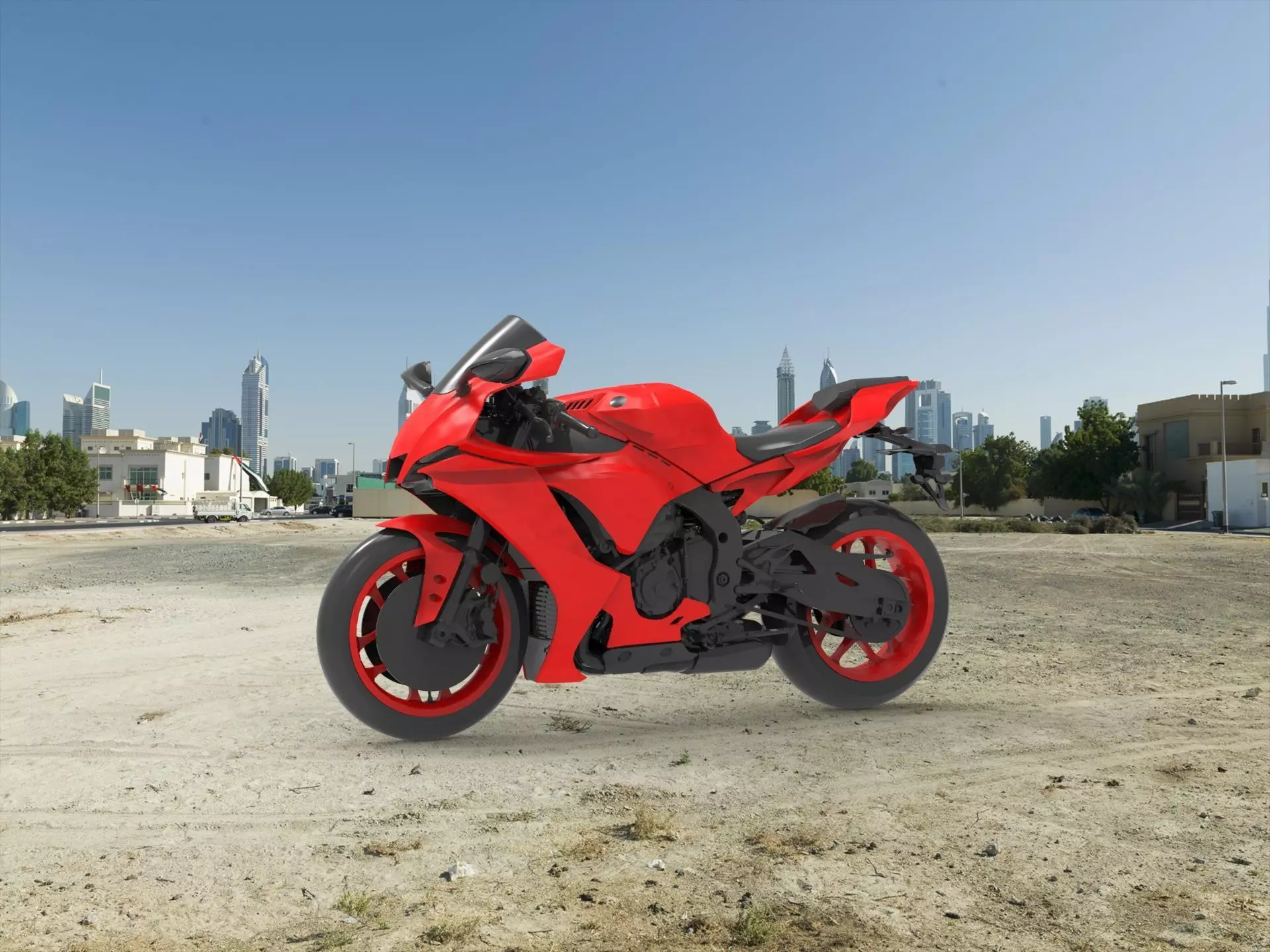 Yamaha YZF-R 1 3D print model