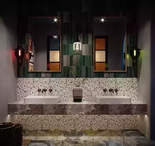 modern bathroom interior scenes 66