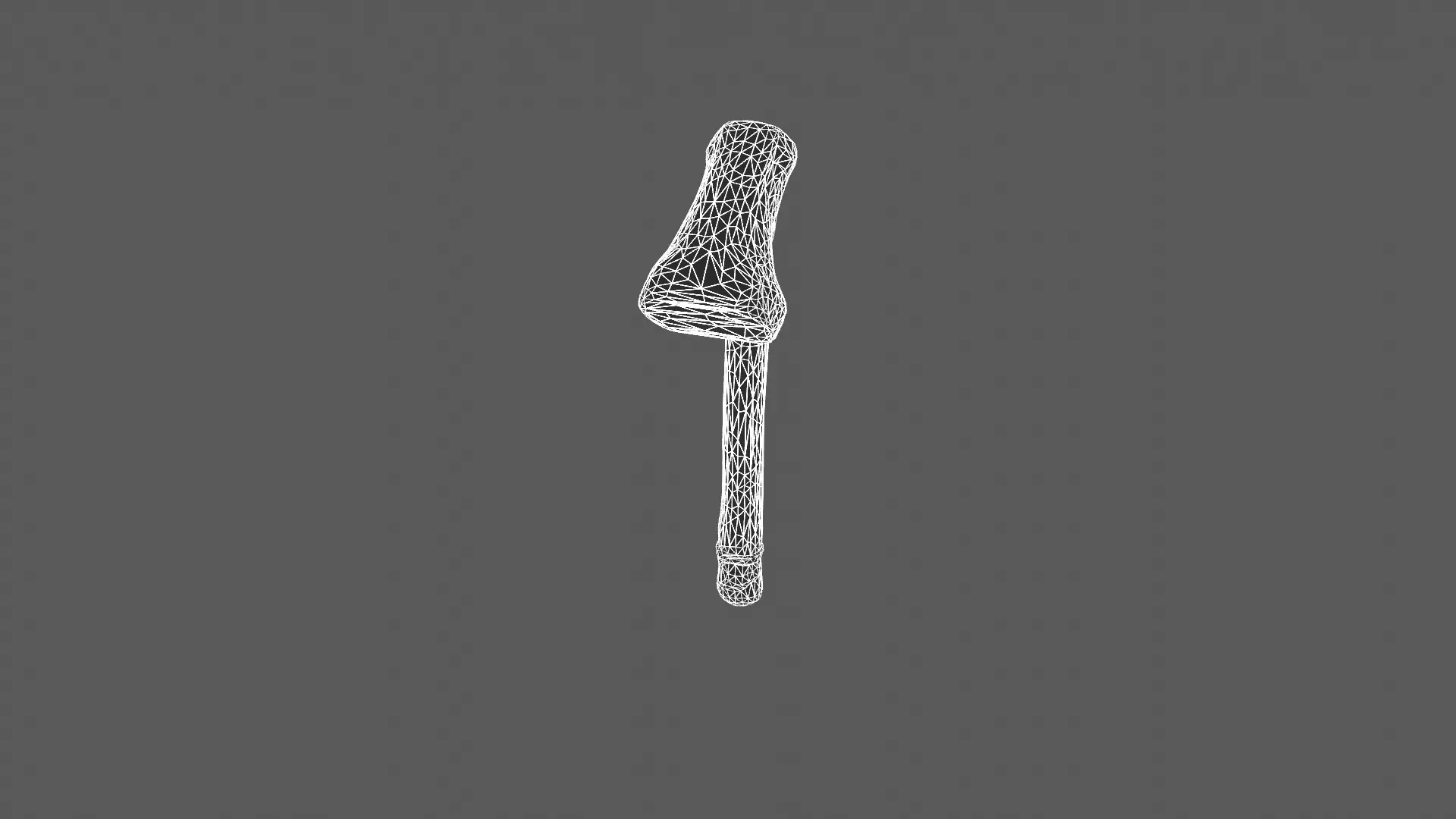 Rustic Wooden Hammer with Metal Head 3D Model 3D model_6