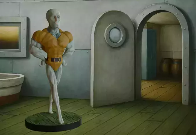 Handsome Squidward Statue - 3D Model for Printing