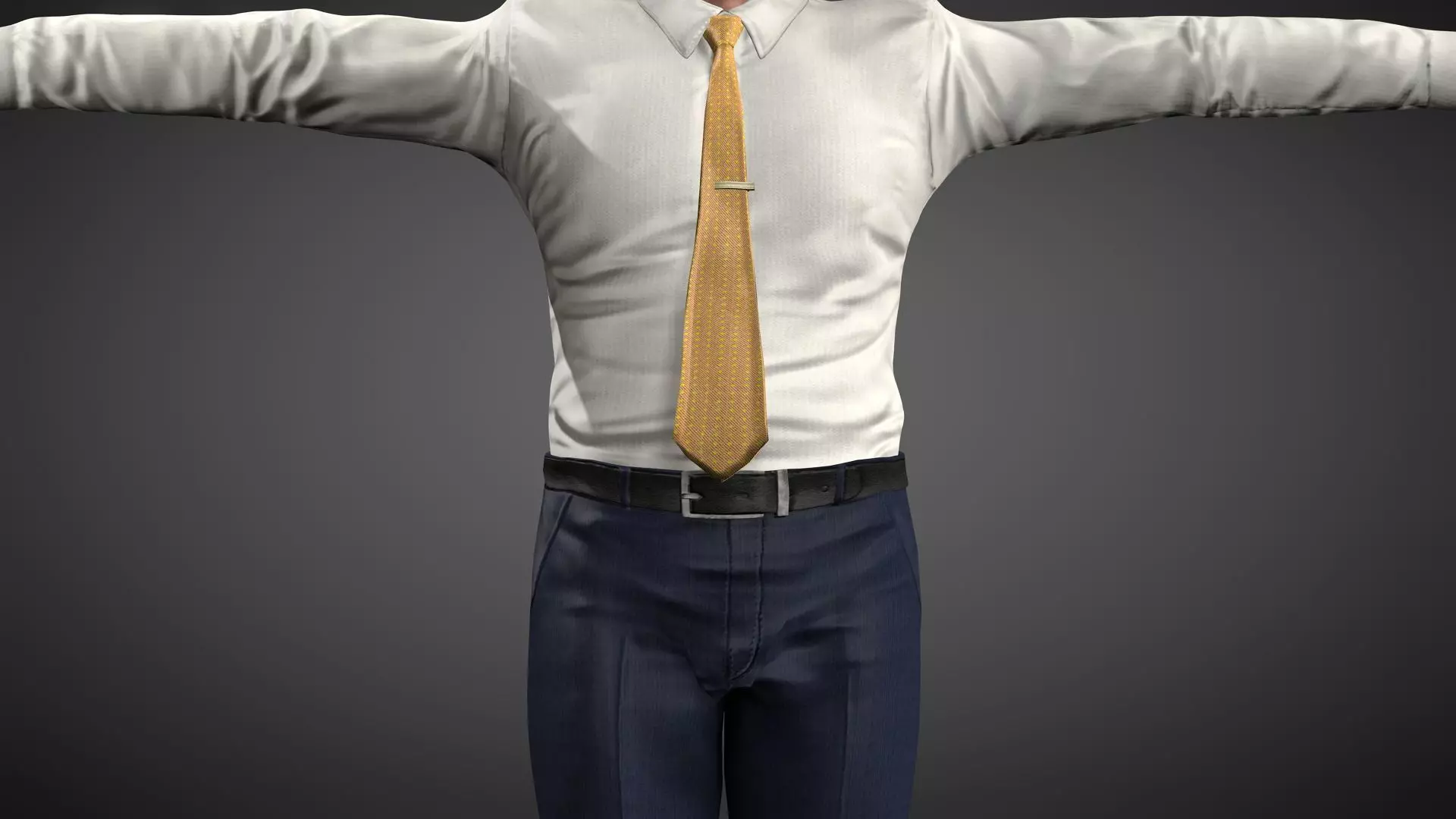 Donald Trump Low-poly 3D model_14