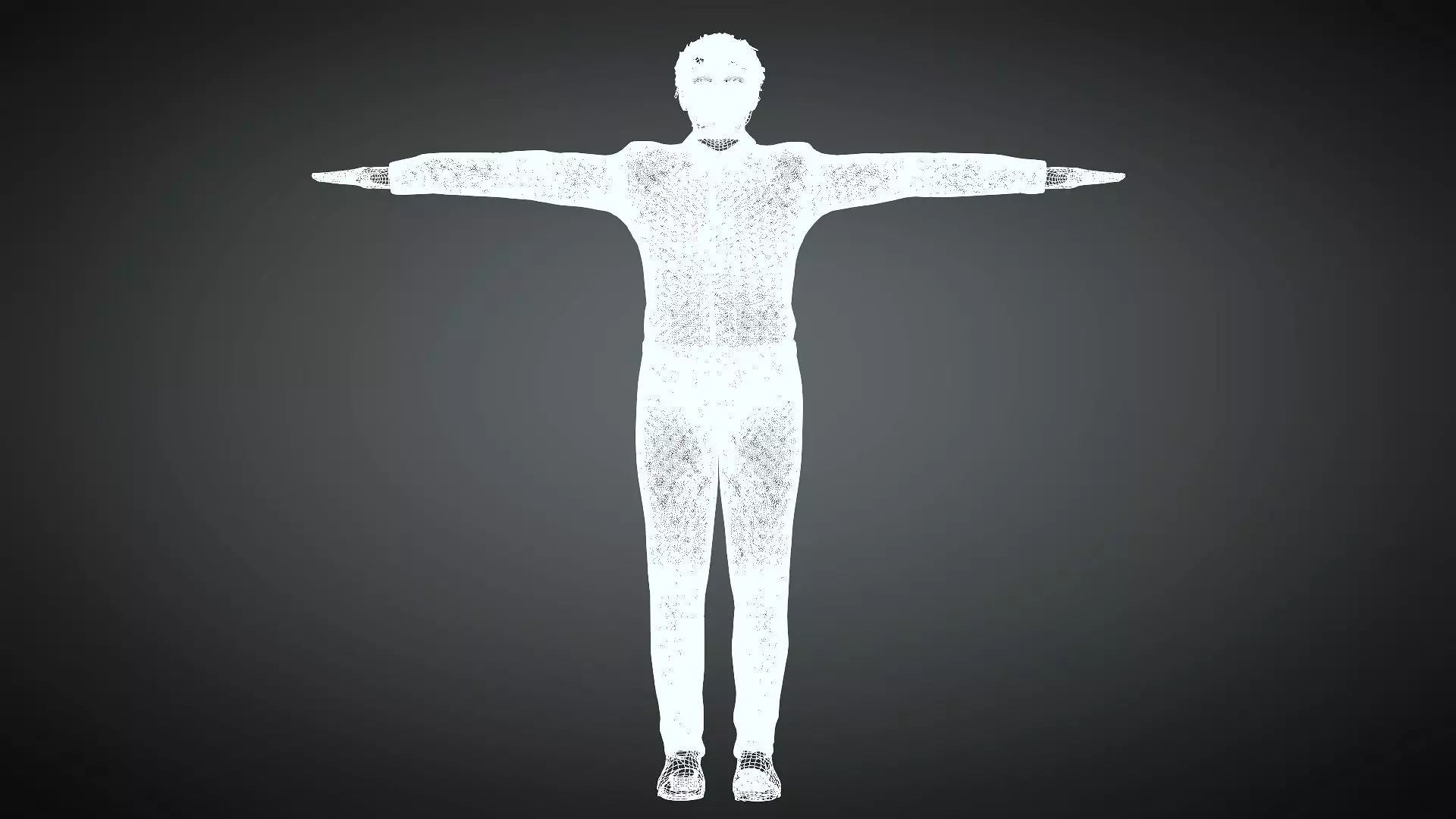 Donald Trump Low-poly 3D model_4