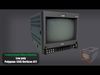 Retro Professional Video Monitor Low-poly 3D model_1