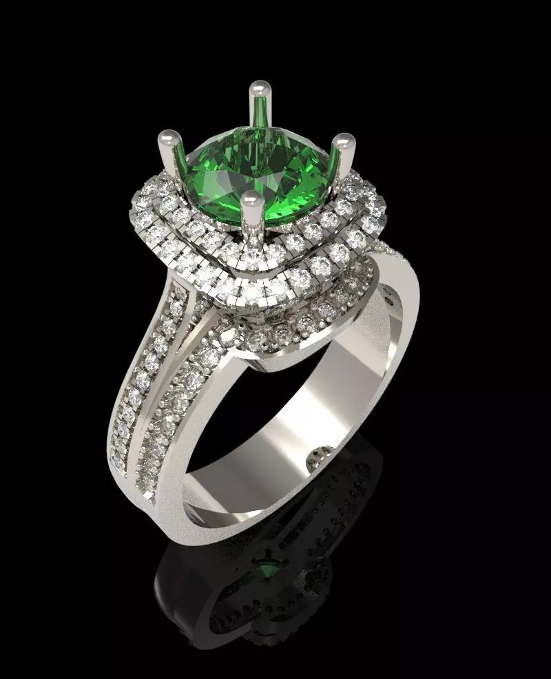 Diamond Ring 02 3D print model_0