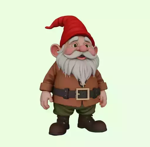 Woodland Gnome 3D print model