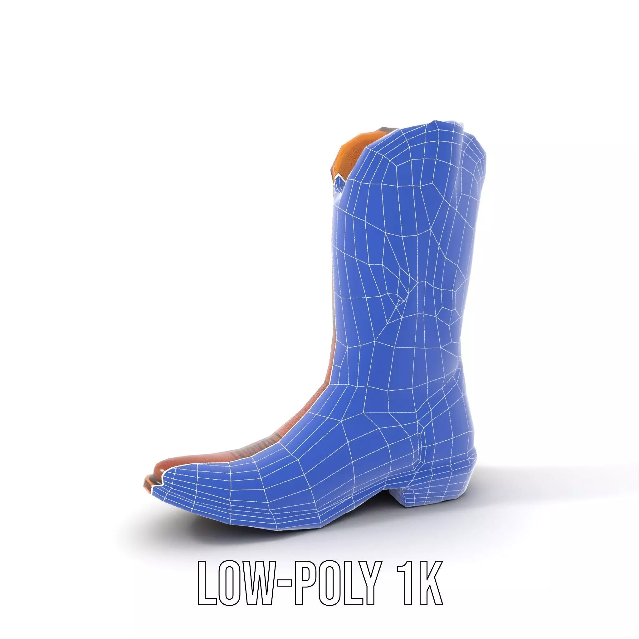 Cowboy Boot Classic Model Pack Low-poly 3D model_23