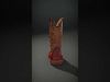 Cowboy Boot Classic Model Pack Low-poly 3D model_2