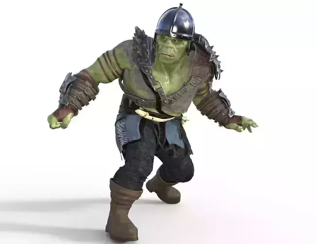 Epic Orc Warrior 3D Character