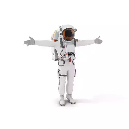 Astronaut Suit Model Pack for Space Exploration Scenes Low-poly 3D model