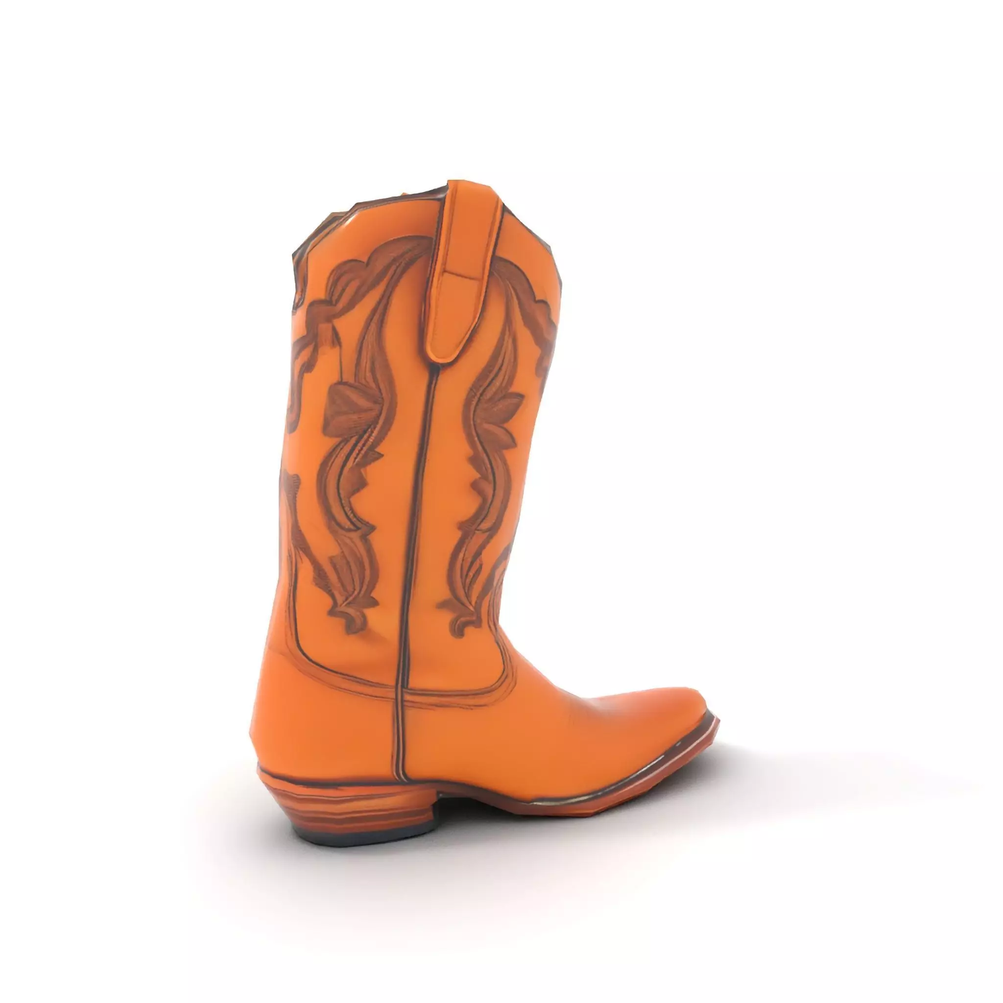 Western Cowboy Boot Model Pack Low-poly 3D model_8